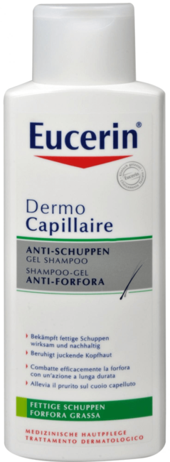 Eucerin gel šampon proti mastnemu prhljaju Dermo Capillaire