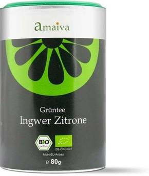 Amaiva Ingver limona - ekološki zeleni čaj - 85 g