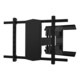 B-Tech Twin Cantilever 190,5 cm (75") stenski nosilec, črn