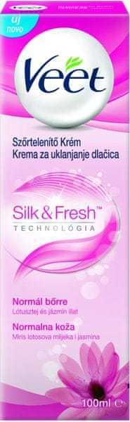 Veet Silk&amp;Fresh depilacijska krema za normalno kožo