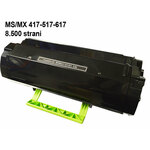 FENIX MS417-MX417 črn toner za 8,500 strani nadomešča toner Lexmark 51B2H00 za Lexmark MS417dn, MS517dn, MS617dn, MX417de, MX517de, MX617de