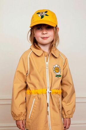 Otroška jakna Mini Rodini bež barva - bež. Otroški Jakna iz kolekcije Mini Rodini. Nepodložen model