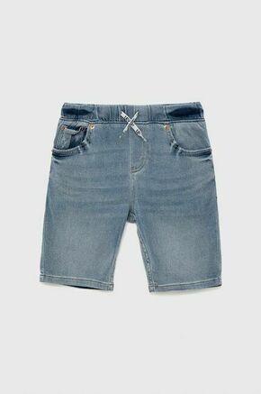Otroške kratke hlače iz jeansa Levi's - vijolična. Otroško kratke hlače iz kolekcije Levi's. Model izdelan iz denima.