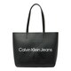 Calvin Klein Jeans Ročna torba Sculpted Shopper29 Mono K60K610276 Črna