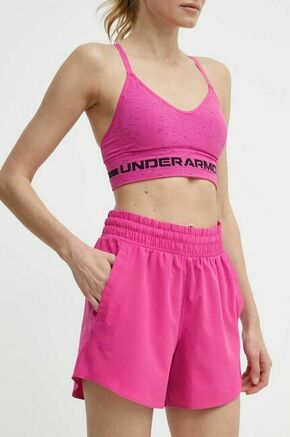 Kratke hlače za vadbo Under Armour Flex roza barva - roza. Kratke hlače za vadbo iz kolekcije Under Armour. Model izdelan iz hitrosušečega materiala.