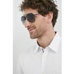 Sončna očala Guess moški, črna barva - črna. Sončna očala iz kolekcije Guess. Model s toniranimi stekli in okvirji iz kovine. Ima filter UV 400.