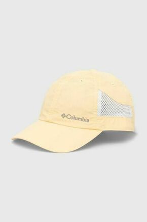 Kapa s šiltom Columbia rumena barva - rumena. Kapa s šiltom iz kolekcije Columbia. Model izdelan iz hitrosušečega materiala.