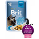 Brit Premium mokra hrana za odrasle mačke, piščanec v omaki, 85 g, 24 kos