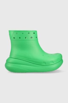 Gumijasti škornji Crocs Classic Crush Rain Boot ženski