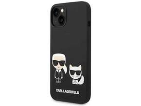 Karl Lagerfeld Karl Lag. And Chou. Silikon iPhone 14 Plus Black KLHCP14MSSKCK