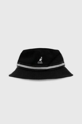 Bombažni klobuk Kangol Lahinch črna barva - črna. Klobuk iz kolekcije Kangol. Model z ozkim robom