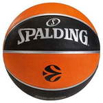 Spalding Euroleague TF-150 žoga za košarko, replika, vel. 5, črna/oranžna