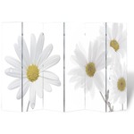 VIDAXL Zložljiv paravan 217x170 cm cvetje