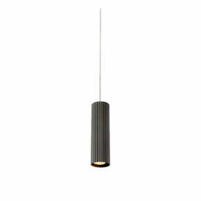 Siva viseča svetilka s kovinskim senčnikom 7x7 cm Costilla - Markslöjd
