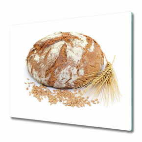 Tulup.si Steklena podloga za rezanje Kruh in pšenica 60x52 cm