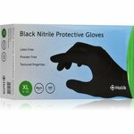Holík Nitril Black zaščitne rokavice iz nitrila brez pudra velikost XL 100 kos