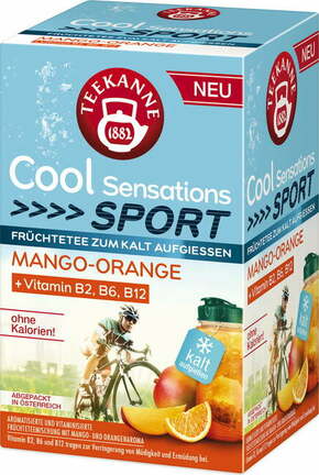 TEEKANNE Cool Sensations Sport mango-pomaranča z vitamini B2