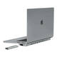 INVZI USB-C priklopna postaja / vozlišče za MacBook Pro 16" INVZI MagHub 12in2 s pladnjem za SSD (siva)