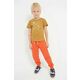 Otroške hlače Mayoral oranžna barva - oranžna. Otroški Hlače iz kolekcije Mayoral. Model izdelan iz enobarvne pletenine.