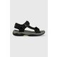 Sandali Skechers Lomell Rip Tide moški, črna barva - črna. Sandali iz kolekcije Skechers. Model zagotavlja oprijem na različnih površinah.