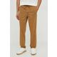 Hlače Tommy Hilfiger moški, rjava barva - rjava. Lahkotne hlače iz kolekcije Tommy Hilfiger. Model izdelan iz enobarvne tkanine. Model iz izjemno udobne tkanine z visoko vsebnostjo bombaža.