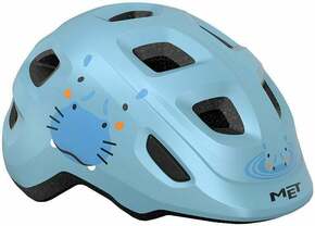 MET Hooray Pale Blue Hippo/Matt XS (46-52 cm) Otroška kolesarska čelada