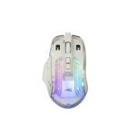 Baracuda BGM-062 Anglerfish gaming miška, optični, 3600 dpi/6400 dpi/7200 dpi, 110g, 125Hz, beli