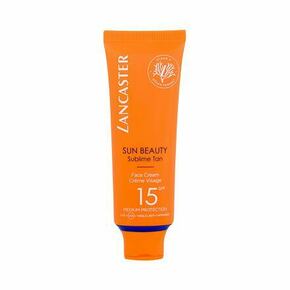 Lancaster Sun Beauty Face Cream vodoodporna zaščita pred soncem za obraz za vse tipe kože 50 ml za ženske