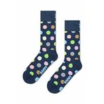 Nogavice Happy Socks Big Dot Sock mornarsko modra barva - mornarsko modra. Nogavice iz kolekcije Happy Socks. Model izdelan iz elastičnega, vzorčastega materiala.