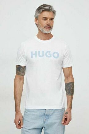 Bombažna kratka majica HUGO moški
