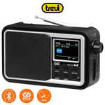 Trevi 7F96R prenosni digitalni radio, Bluetooth, črn