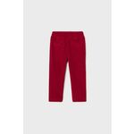 Otroške hlače Mayoral rdeča barva - rdeča. Otroški hlače iz kolekcije Mayoral. Model izdelan iz enobarvnega materiala. Lahek in udoben model, idealen za vsakodnevno nošenje.