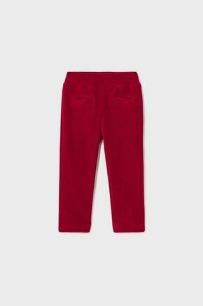 Otroške hlače Mayoral rdeča barva - rdeča. Otroški hlače iz kolekcije Mayoral. Model izdelan iz enobarvnega materiala. Lahek in udoben model