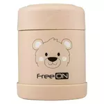 Freeon termo posoda, 350 ml, bež medvedek (380739)