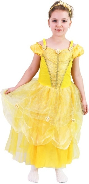 WEBHIDDENBRAND Otroški kostum princese sončnice (M) e-pakiranje