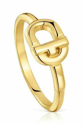 Pozlačen prstan Tous 12 - zlata. Prstan iz kolekcije Tous. Model izdelan srebra čistine 925