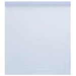 vidaXL Folija za okna statična matirana prozorna bela 60x1000 cm PVC