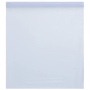 VidaXL Folija za okna statična matirana prozorna bela 60x1000 cm PVC