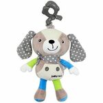 Baby Mix Otroška plišasta igrača z igračo Baby Mix Bež pes