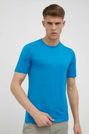 Funkcionalna kratka majica Icebreaker 200 Oasis - modra. Funkcionalna kratka majica iz kolekcije Icebreaker. Model izdelan iz koži prijetne in zračne merino volne.