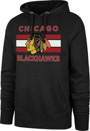 Chicago Blackhawks NHL Burnside Pullover Hoodie Jet Black S Hokejski pulover