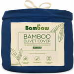 Bambaw Prevleka za odejo iz bambusa 240 x 220 cm - Blue Navy