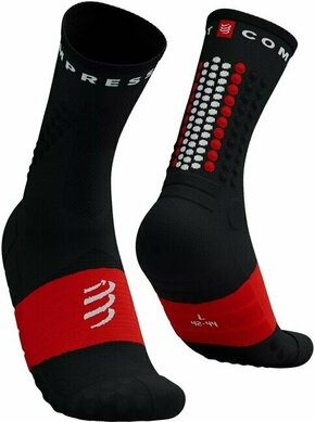 Compressport Ultra Trail Socks V2.0 Black/White/Core Red T1 Tekaške nogavice