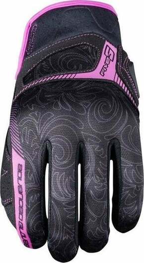 Five RS3 Replica Woman Black/Pink XL Motoristične rokavice