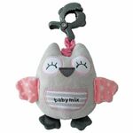 Baby Mix BABY-MIX poučna igralna plišasta igrača roza sova
