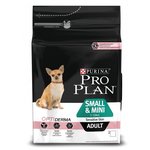 Purina Pro Plan hrana za odrasle pse mini in majhne pasme z občutljivo kožo 3kg
