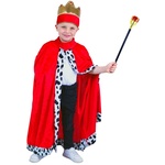 Rappa Otroški kostum kraljevski plašč