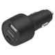 Hama polnilec za v avto, USB-C+USB-A, 30 W (00210572)