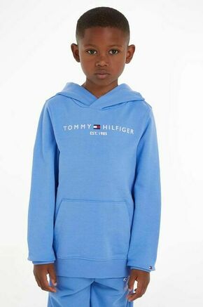 Otroški bombažen pulover Tommy Hilfiger bež barva