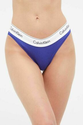 Calvin Klein Underwear 0000F3787E - mornarsko modra. Spodnjice iz kolekcije Calvin Klein Underwear. Model izdelan iz elastične pletenine.